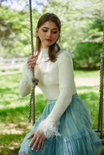 Load image into Gallery viewer, Top Frills Mock Neck