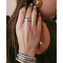 Load image into Gallery viewer, Textured Statement Ring - Silver
