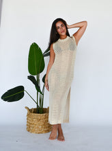 Load image into Gallery viewer, Sandy Moment Crochet Midi Dress Coverup
