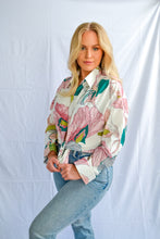Load image into Gallery viewer, Seaside Floral Blouse
